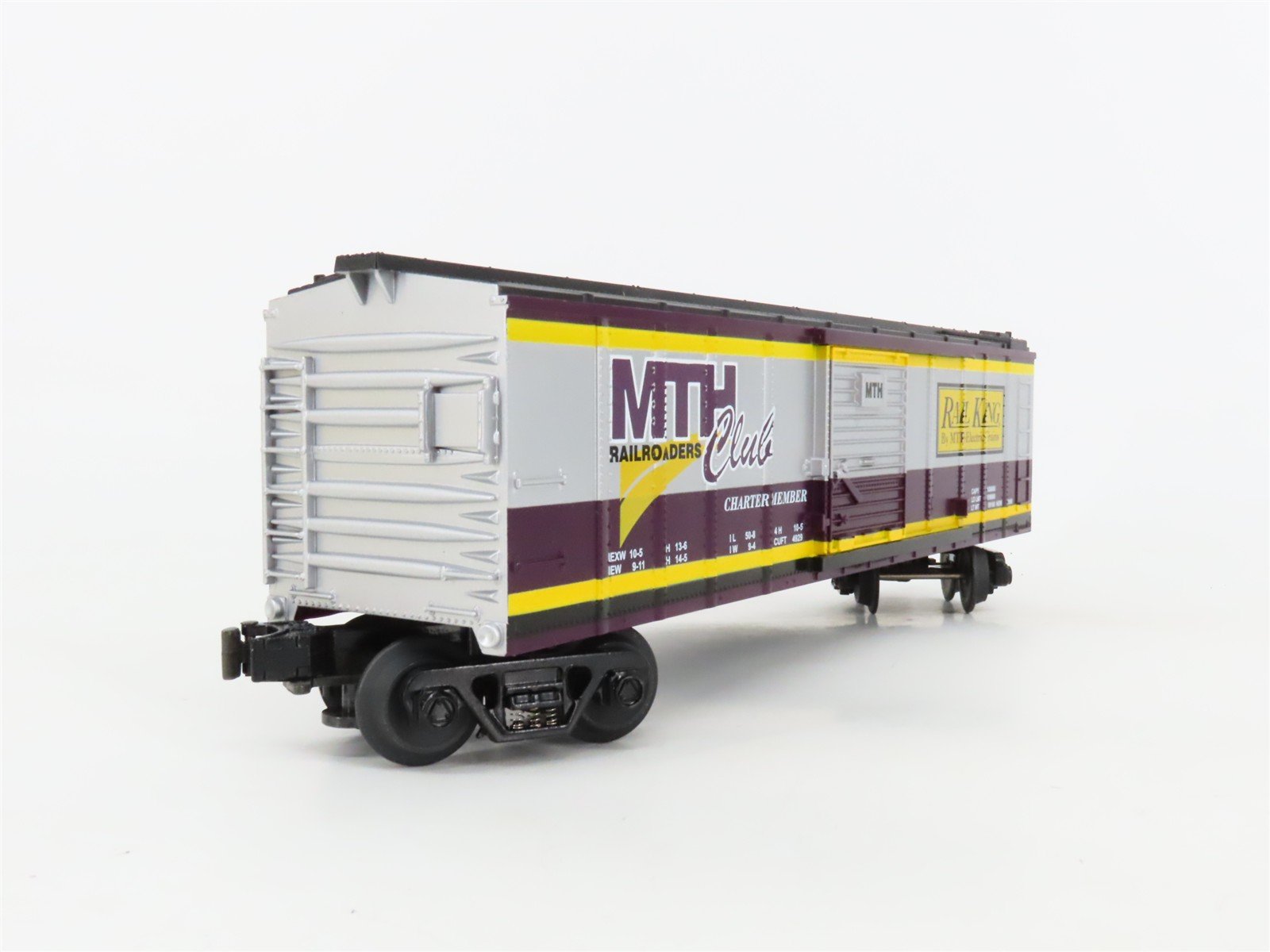 O27 Gauge 3-Rail MTH RailKing 30-7423 MTHRRC Charter Member Box Car