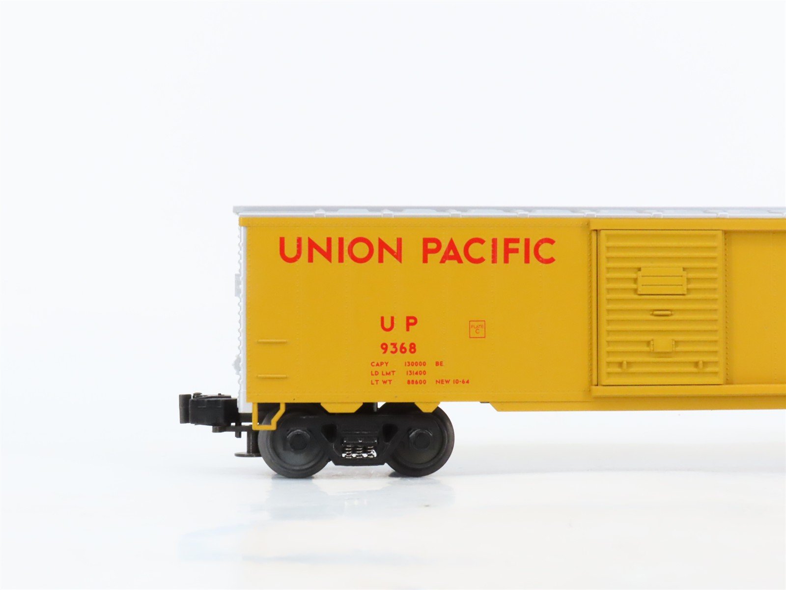 O27 Gauge 3-Rail MTH RailKing Rugged Rails 33-7402 UP Union Pacific Box Car 9368