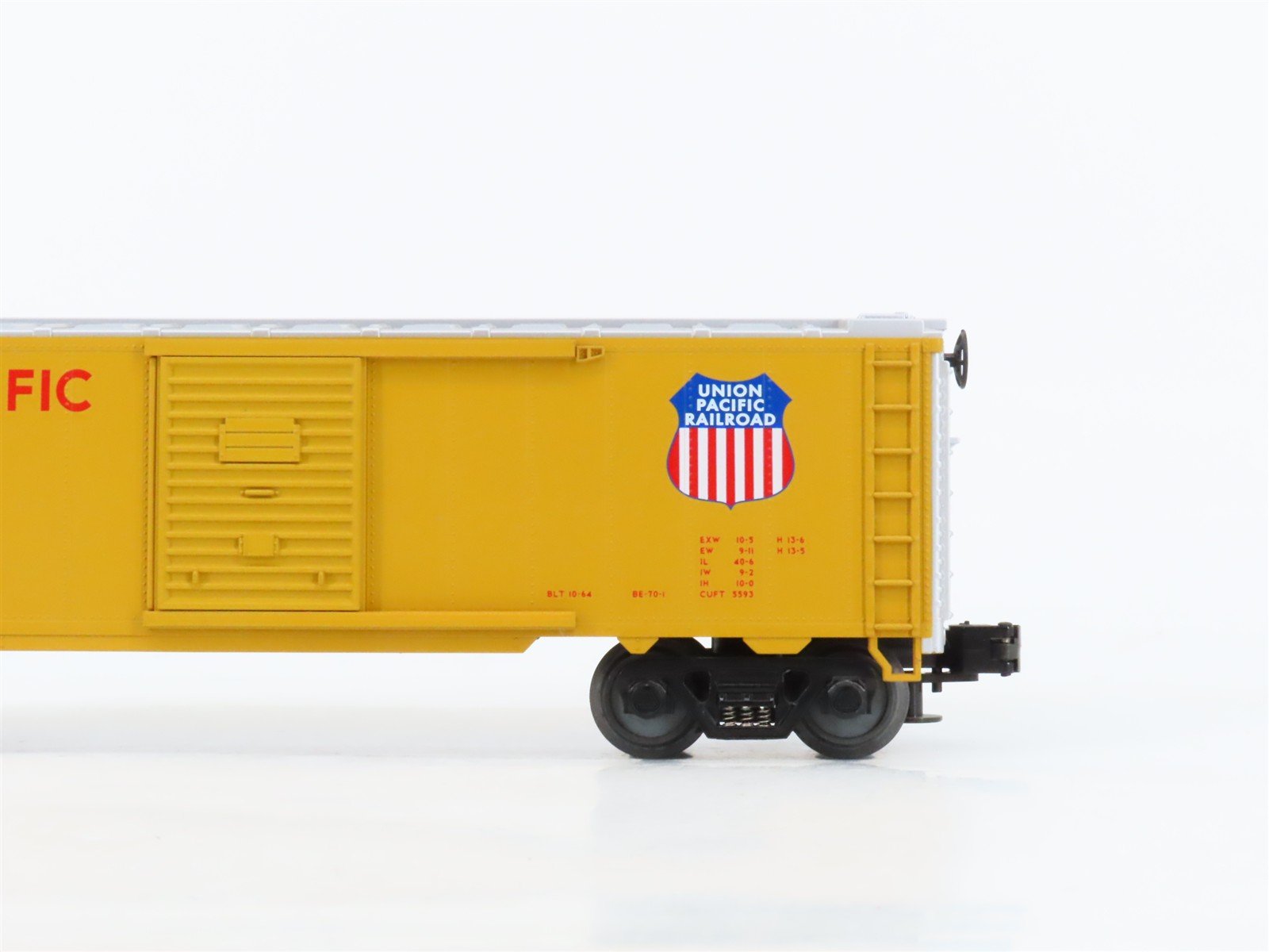 O27 Gauge 3-Rail MTH RailKing Rugged Rails 33-7402 UP Union Pacific Box Car 9368