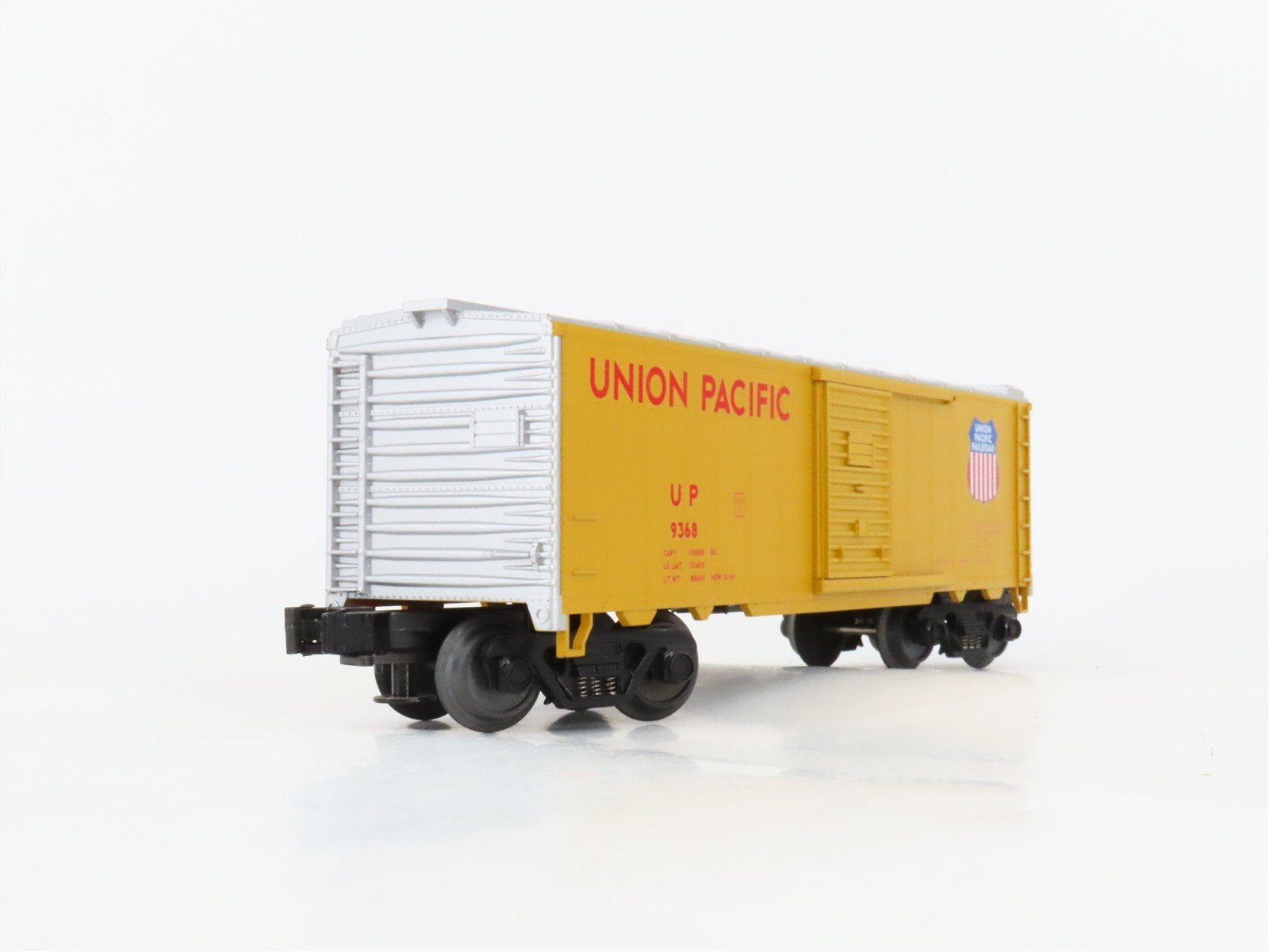 O27 Gauge 3-Rail MTH RailKing Rugged Rails 33-7402 UP Union Pacific Box Car 9368