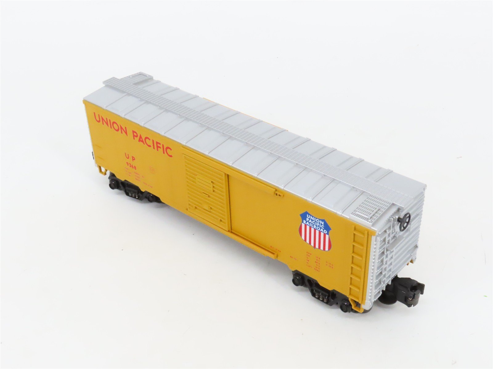O27 Gauge 3-Rail MTH RailKing Rugged Rails 33-7402 UP Union Pacific Box Car 9368