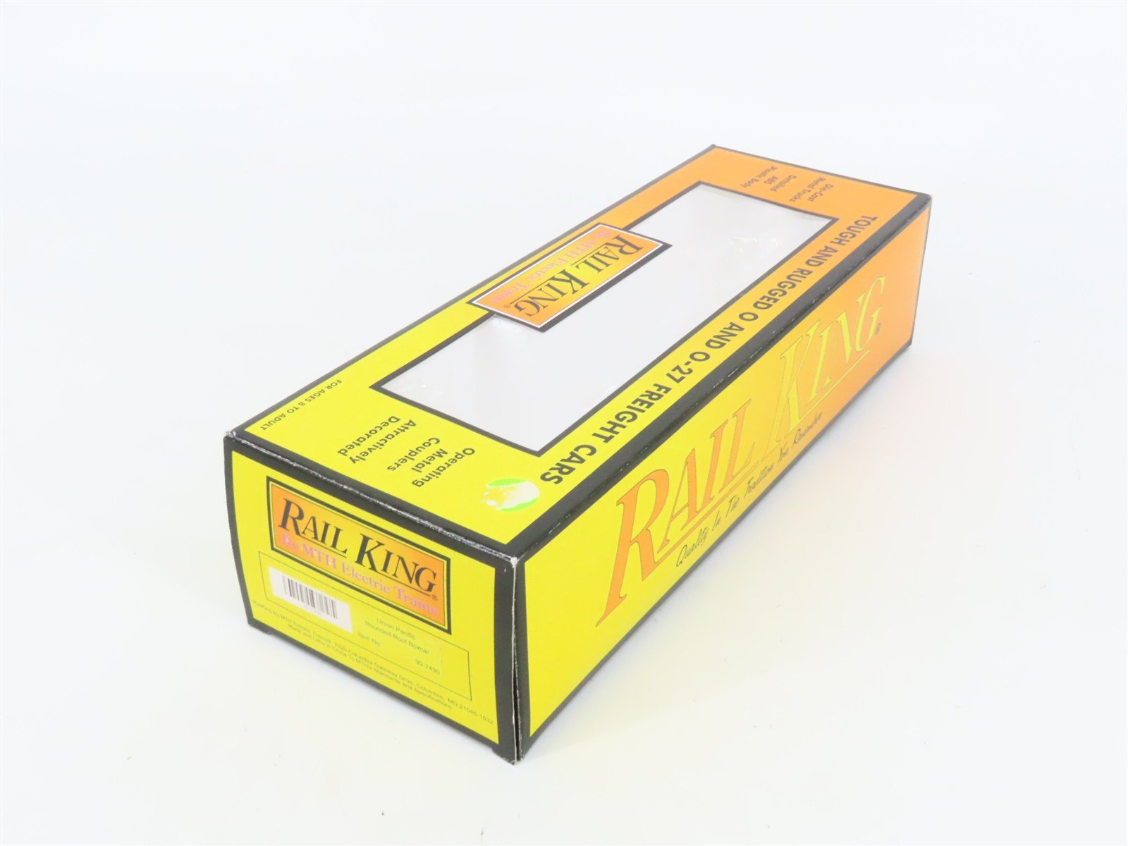 O27 Gauge 3-Rail MTH RailKing 30-7430 UP Union Pacific Round Roof Box Car #9367