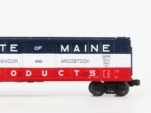 O27 Gauge 3-Rail MTH RailKing 30-7450 BAR State of Maine Box Car #6005