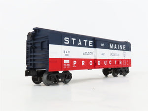 O27 Gauge 3-Rail MTH RailKing 30-7450 BAR State of Maine Box Car #6005