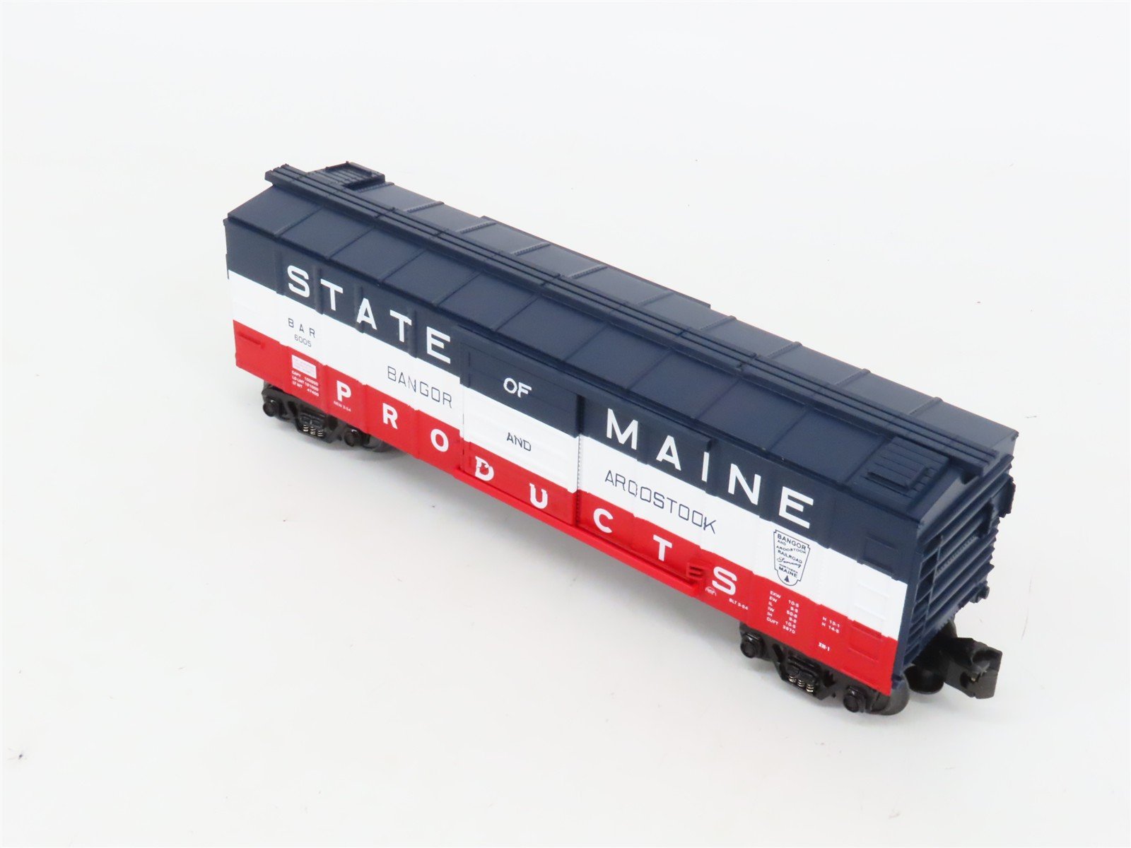 O27 Gauge 3-Rail MTH RailKing 30-7450 BAR State of Maine Box Car #6005
