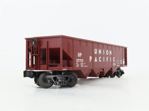 O27 3-Rail MTH RailKing 30-7538 UP 4-Bay Hopper #37715 w/ Operating Coal Load