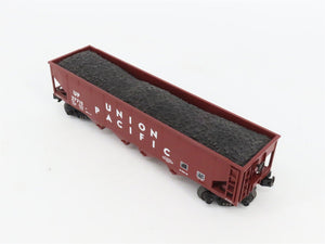 O27 3-Rail MTH RailKing 30-7538 UP 4-Bay Hopper #37715 w/ Operating Coal Load