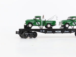O27 3-Rail MTH RailKing 30-7615 Service Center Flat Car 1955 w/Ertl '55 Wreckers