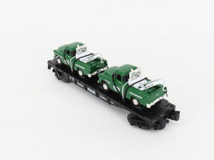 O27 3-Rail MTH RailKing 30-7615 Service Center Flat Car 1955 w/Ertl '55 Wreckers