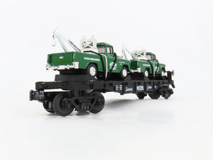O27 3-Rail MTH RailKing 30-7615 Service Center Flat Car 1955 w/Ertl '55 Wreckers