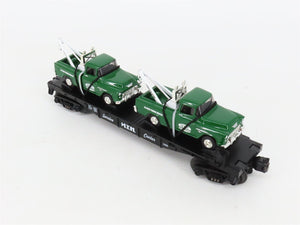 O27 3-Rail MTH RailKing 30-7615 Service Center Flat Car 1955 w/Ertl '55 Wreckers