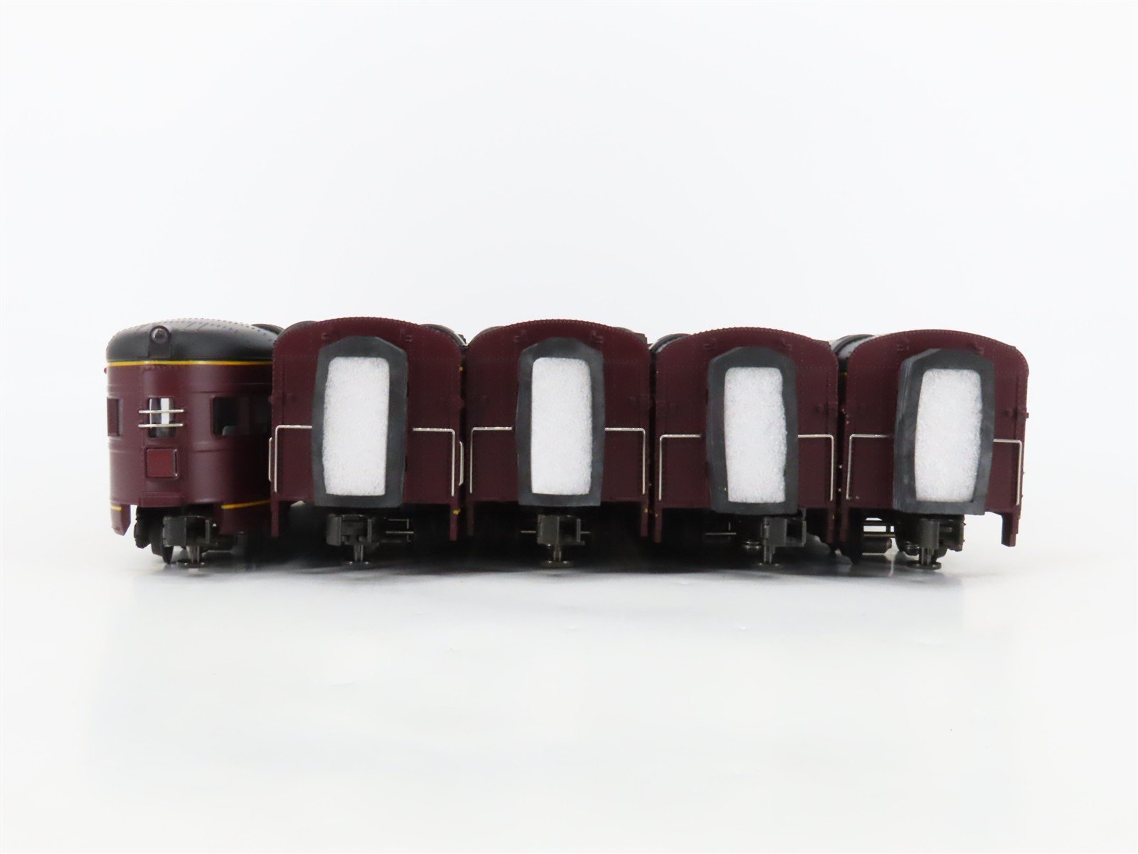 O Gauge 3-Rail MTH 20-6514 N&W Norfolk & Western 70' Passenger 5-Car Set wLights