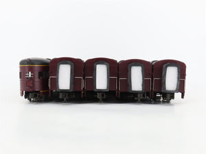 O Gauge 3-Rail MTH 20-6514 N&W Norfolk & Western 70' Passenger 5-Car Set wLights
