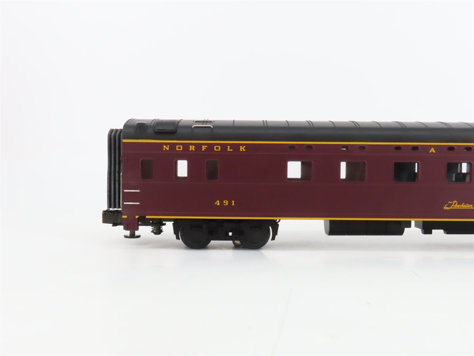 O Gauge 3-Rail MTH 20-6614 N&W Norfolk & Western 70' Passenger 2-Car Set