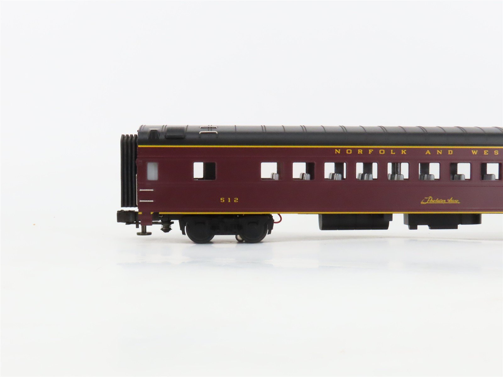 O Gauge 3-Rail MTH 20-6614 N&W Norfolk & Western 70' Passenger 2-Car Set