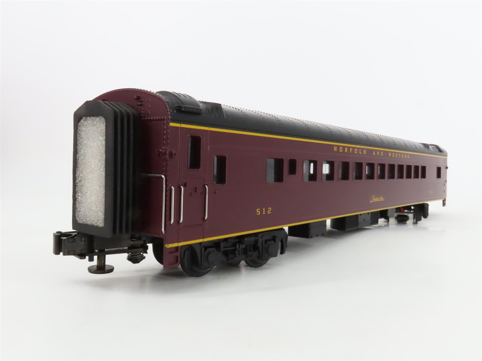 O Gauge 3-Rail MTH 20-6614 N&W Norfolk & Western 70' Passenger 2-Car Set