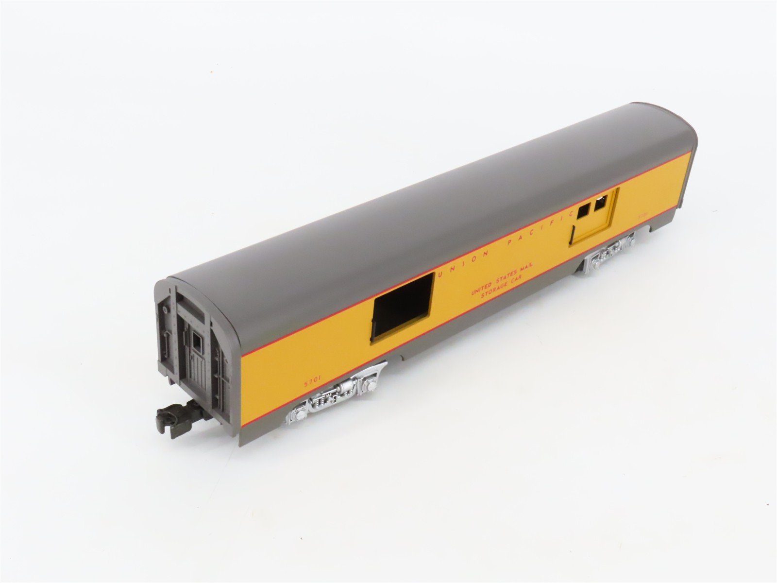O Gauge 3-Rail MTH MT-6019 UP Union Pacific Aluminum Passenger 2-Car Set