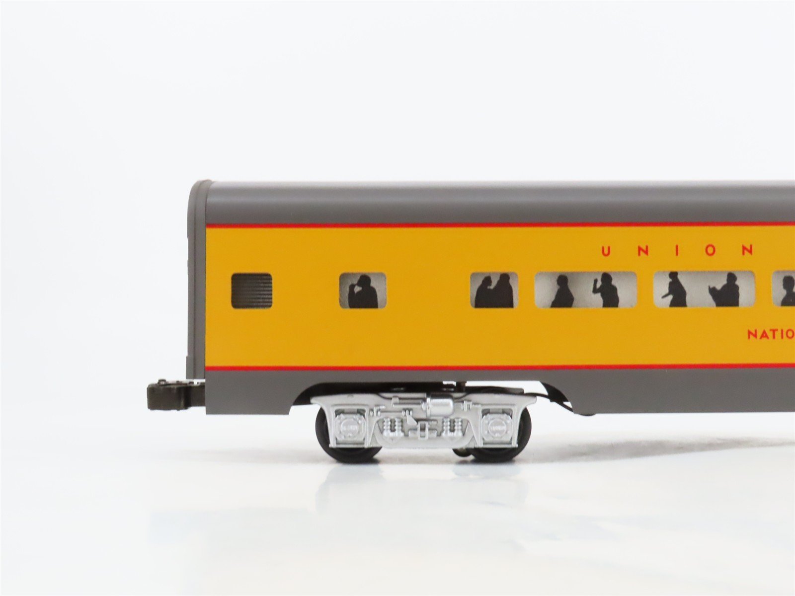 O Gauge 3-Rail MTH MT-6119 UP Union Pacific 60' Aluminum Passenger 2-Car Set