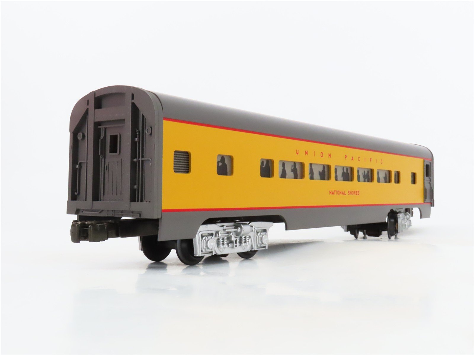 O Gauge 3-Rail MTH MT-6119 UP Union Pacific 60' Aluminum Passenger 2-Car Set