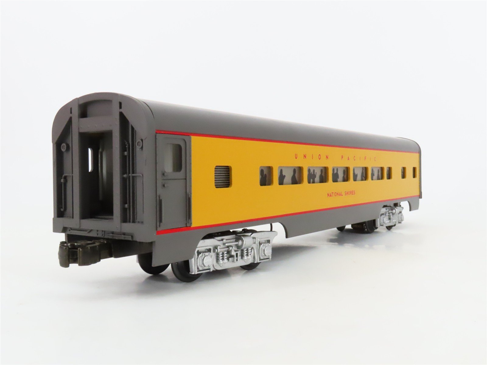 O Gauge 3-Rail MTH MT-6119 UP Union Pacific 60' Aluminum Passenger 2-Car Set