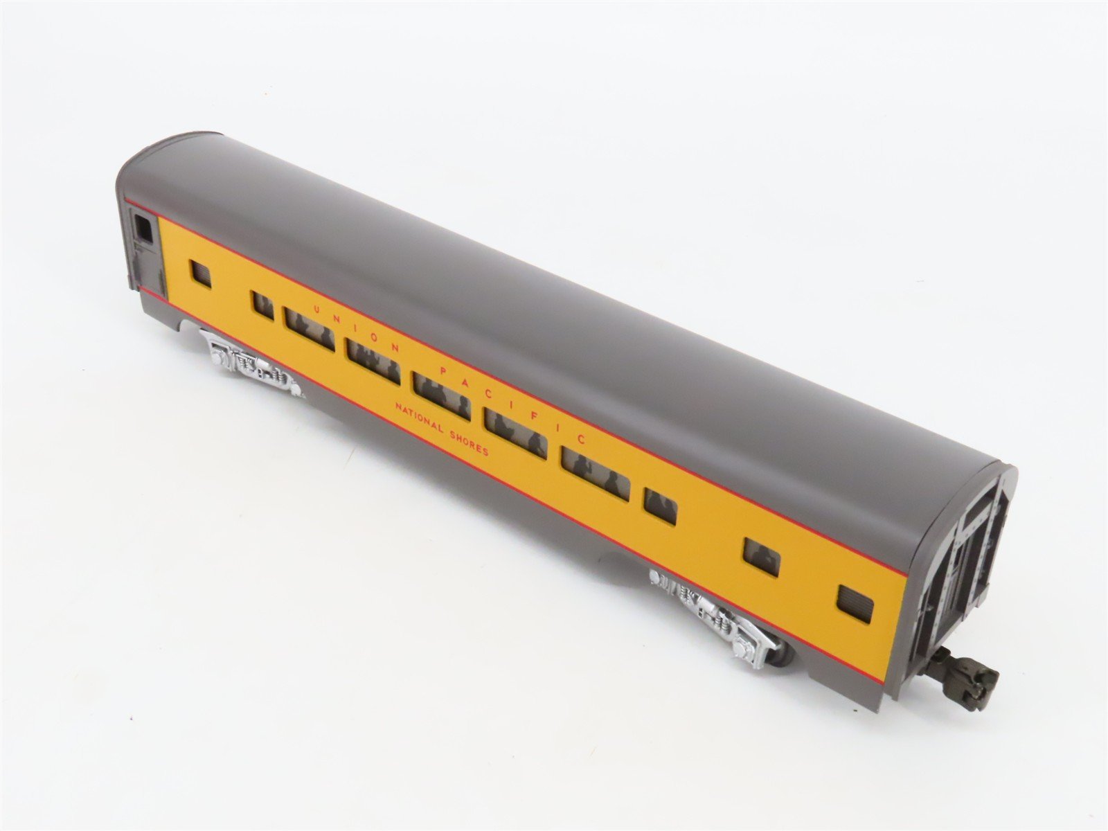 O Gauge 3-Rail MTH MT-6119 UP Union Pacific 60' Aluminum Passenger 2-Car Set
