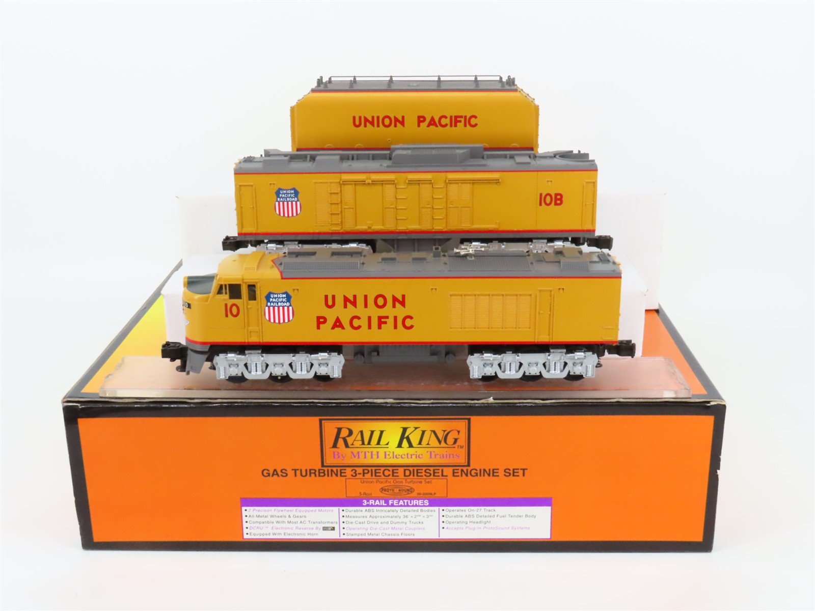 O Gauge 3-Rail MTH 30-2009LP UP Union Pacific Gas Turbine Diesel Engine Set