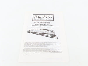 O Gauge 3-Rail MTH 30-2009LP UP Union Pacific Gas Turbine Diesel Engine Set