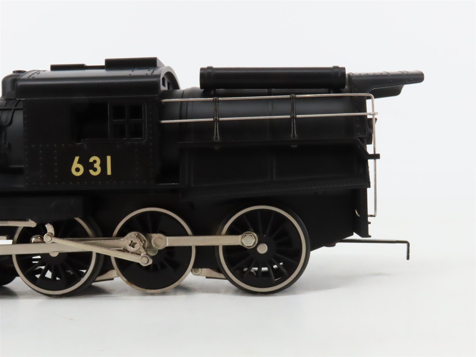 O27 Gauge 3-Rail MTH RailKing 30-1141-1 CNJ 4-6-0 Camelback Steam #631 w/ Sound