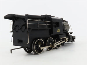 O27 Gauge 3-Rail MTH RailKing 30-1141-1 CNJ 4-6-0 Camelback Steam #631 w/ Sound