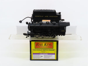 O Gauge 3-Rail MTH RailKing RK-1111LP N&W 0-8-0 Steam Switcher #244 w/ Sound