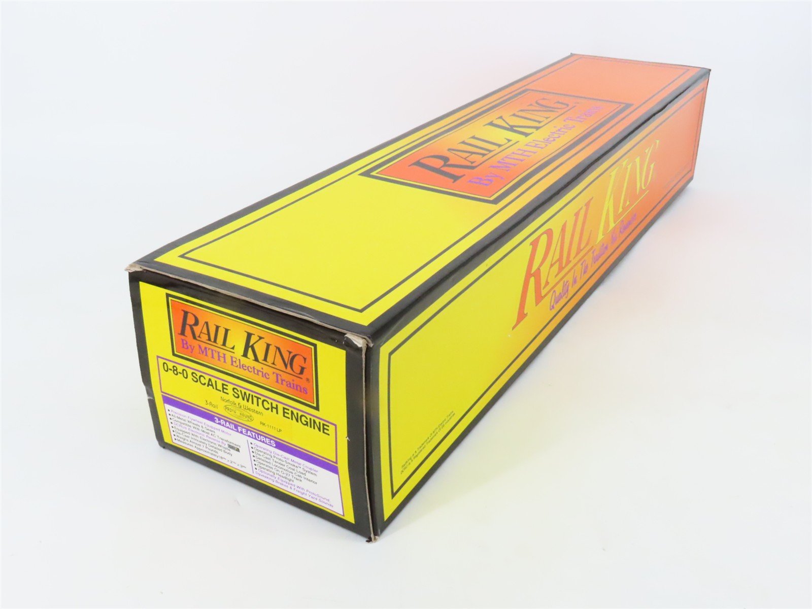 O Gauge 3-Rail MTH RailKing RK-1111LP N&W 0-8-0 Steam Switcher #244 w/ Sound