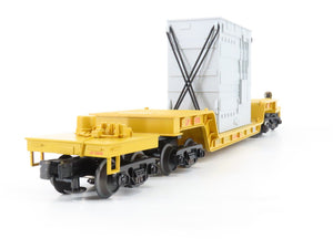 O Gauge 3-Rail MTH 20-98106 UP Union Pacific 75' Flat Car #50008 w/ Transformer
