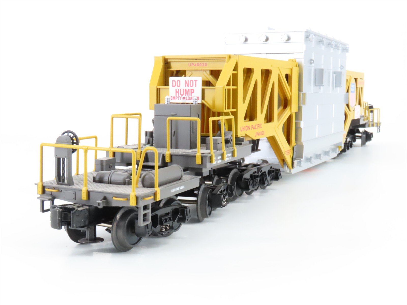 O Gauge 3-Rail MTH 20-98325 UP Union Pacific Railroad Schnabel Flat Car #40020