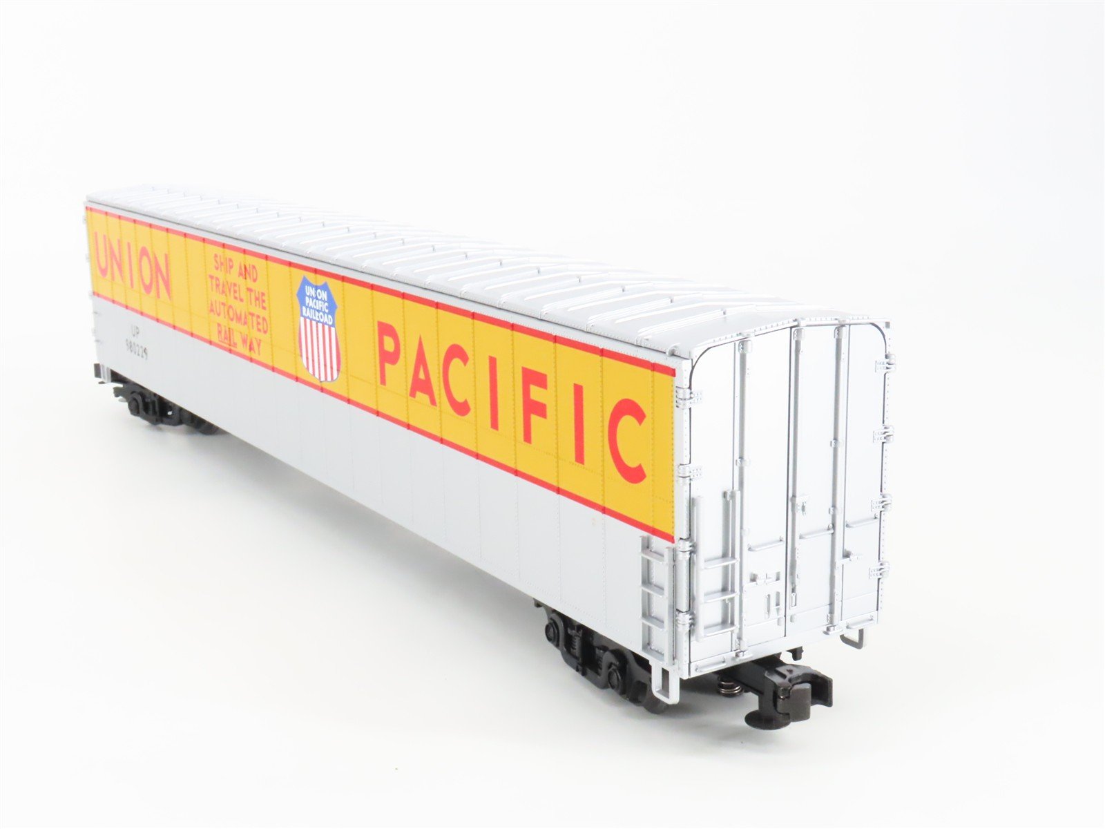 O Gauge 3-Rail MTH 20-98305 UP Union Pacific 75' AutoTrain Auto Carrier #980229