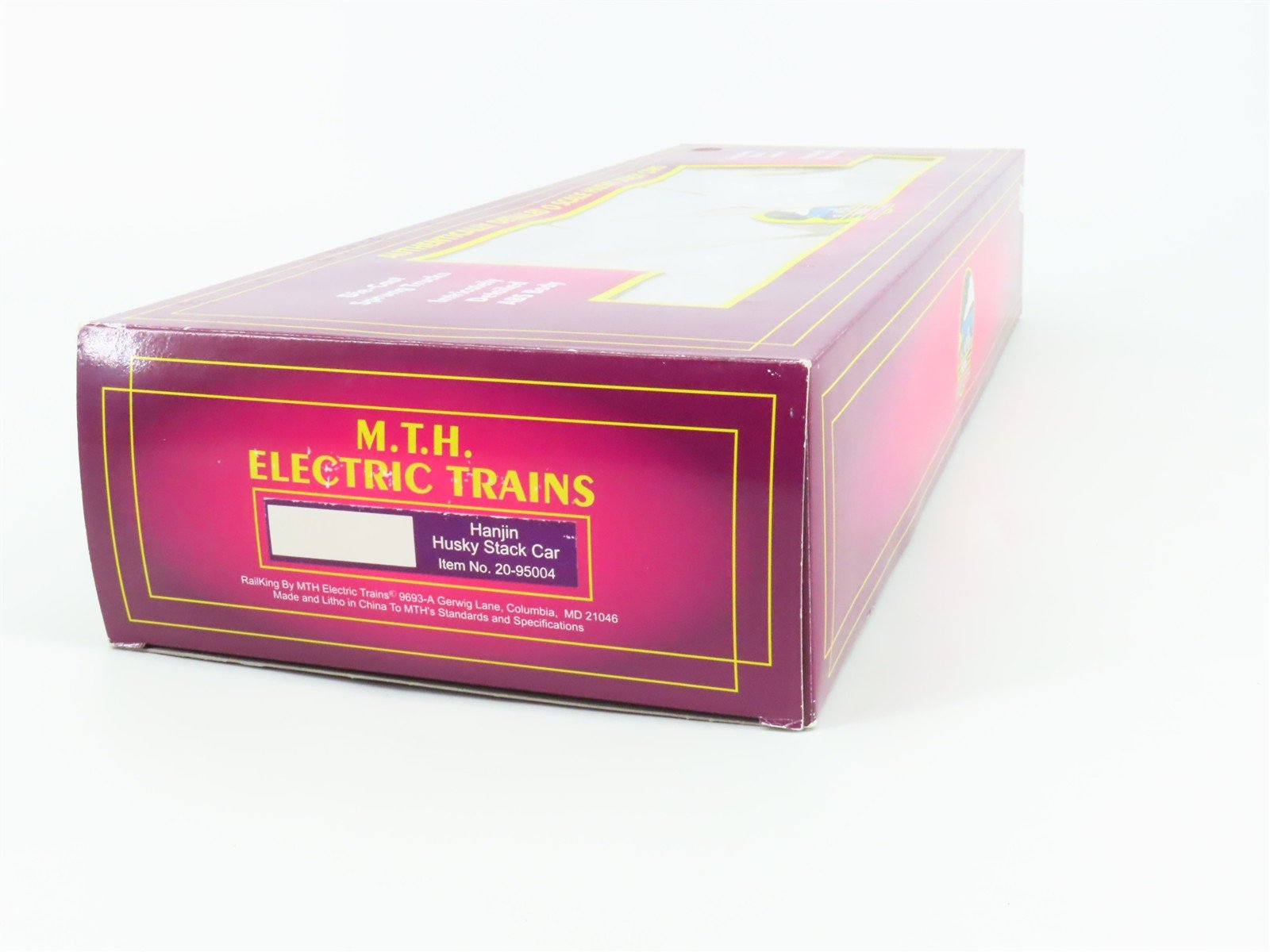 O 3-Rail MTH 20-95004 DTTX Trailer Train Husky Stack Car #56148 w/ 2 Containers