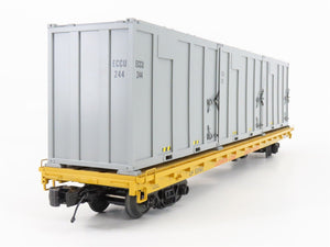 O Gauge 3-Rail MTH 20-98888 UP Union Pacific Flat Car #52042 w/ Trash Containers