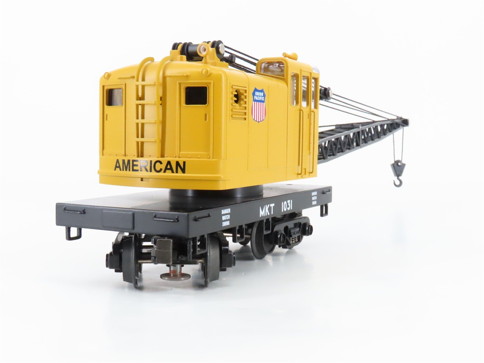 O Gauge 3-Rail MTH Rail King 30-7931 MKT UP Union Pacific Crane Car #1031