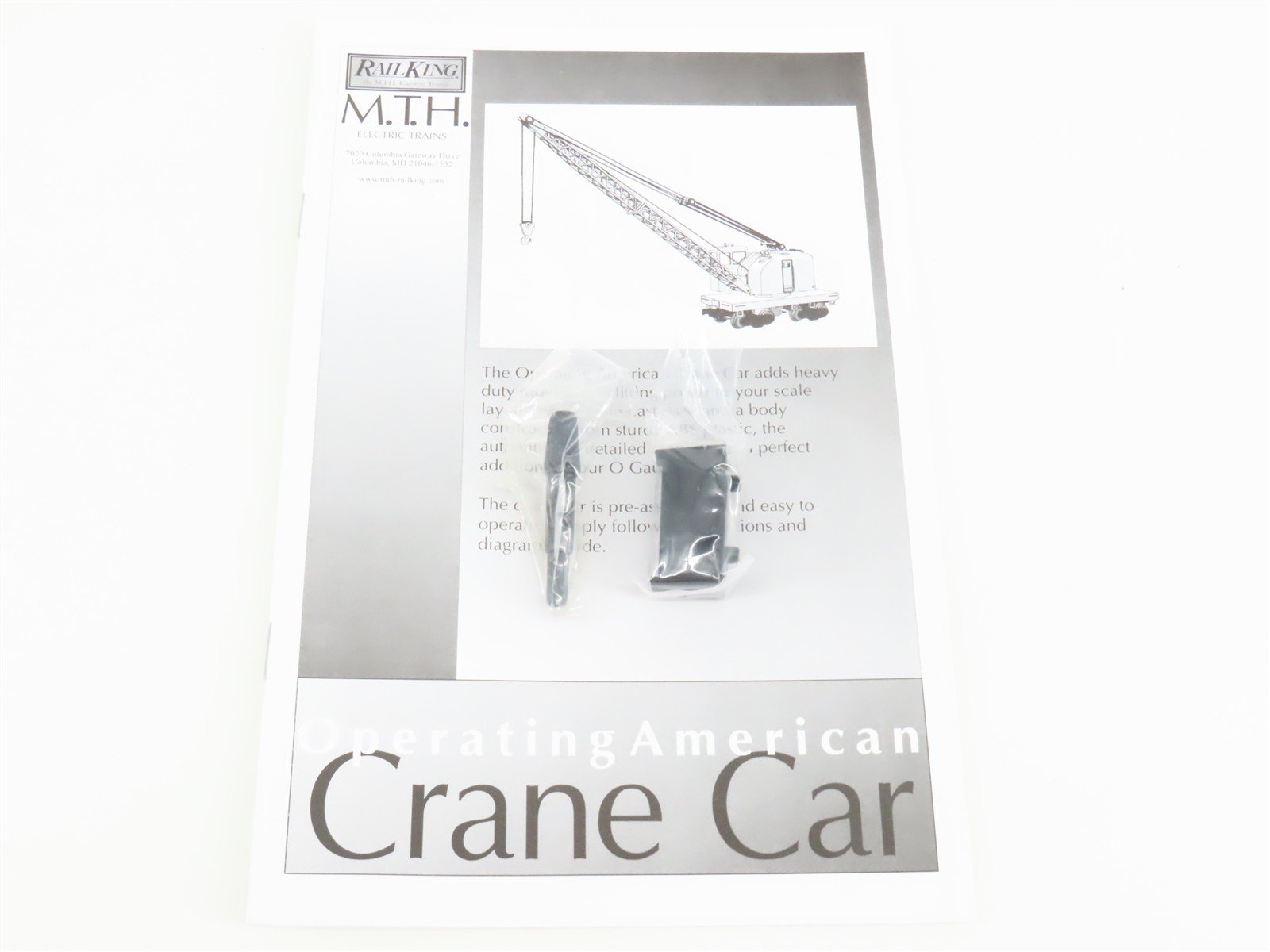 O Gauge 3-Rail MTH Rail King 30-7931 MKT UP Union Pacific Crane Car #1031