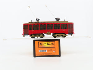 O 3-Rail MTH 30-2512-1 Brill Semi Convertible Electric Trolley #212 w/Sound