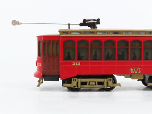 O 3-Rail MTH 30-2512-1 Brill Semi Convertible Electric Trolley #212 w/Sound