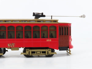 O 3-Rail MTH 30-2512-1 Brill Semi Convertible Electric Trolley #212 w/Sound