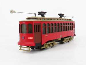 O 3-Rail MTH 30-2512-1 Brill Semi Convertible Electric Trolley #212 w/Sound