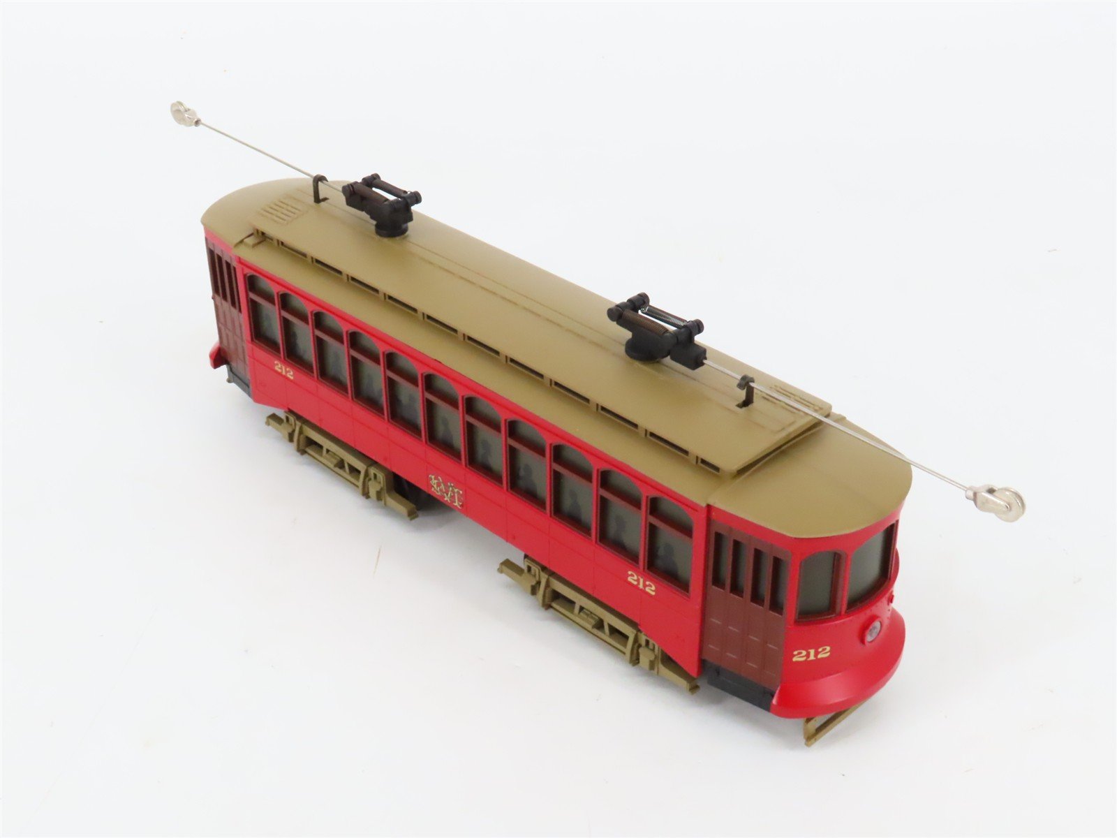 O 3-Rail MTH 30-2512-1 Brill Semi Convertible Electric Trolley #212 w/Sound