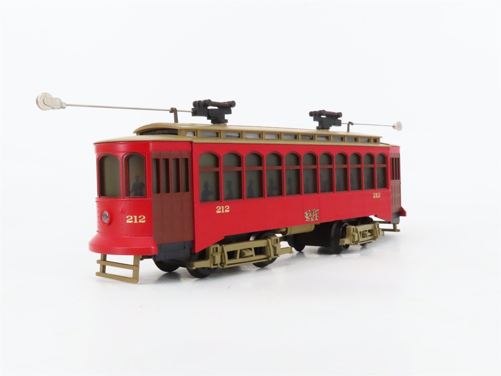 O 3-Rail MTH 30-2512-1 Brill Semi Convertible Electric Trolley #212 w/Sound