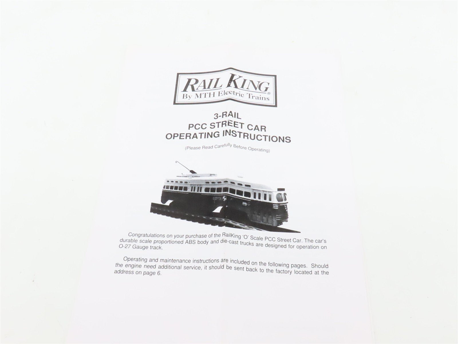 O Gauge 3-Rail MTH RK-2503 Philadelphia 