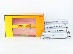 O Gauge 3-Rail MTH 30-2186-1 Burlington Zephyr Diesel Passenger Set w/Sound