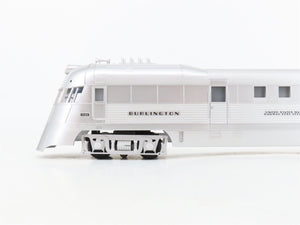 O Gauge 3-Rail MTH 30-2186-1 Burlington Zephyr Diesel Passenger Set w/Sound