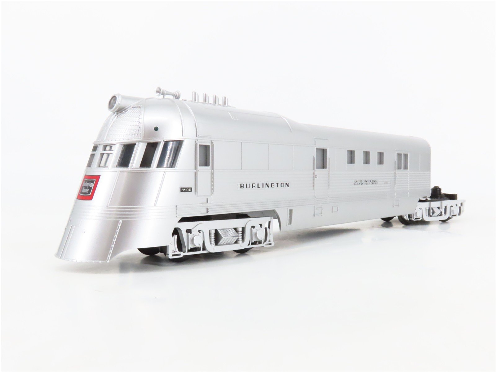 O Gauge 3-Rail MTH 30-2186-1 Burlington Zephyr Diesel Passenger Set w/Sound