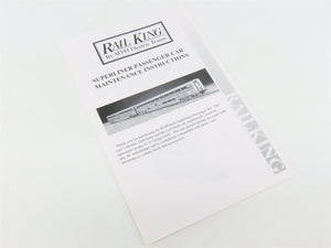 O 3-Rail MTH Rail King 60-6501 Amtrak Superliner Sleeper/Diner Passengers 2-Pack