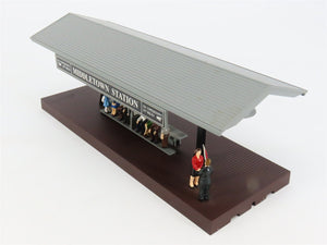 O 1/48 MTH Rail King 30-9107 Operating Passenger Station Platform w/ Figures